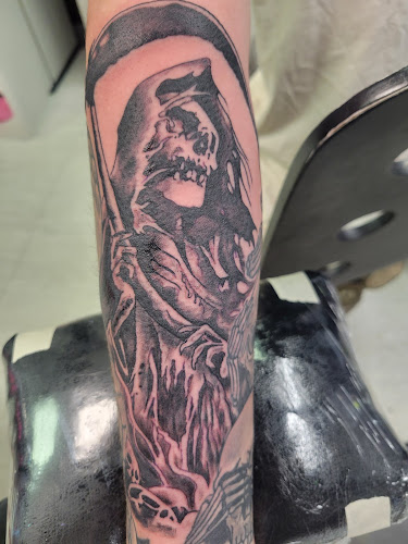 Work by Rorschach Body Art Studio