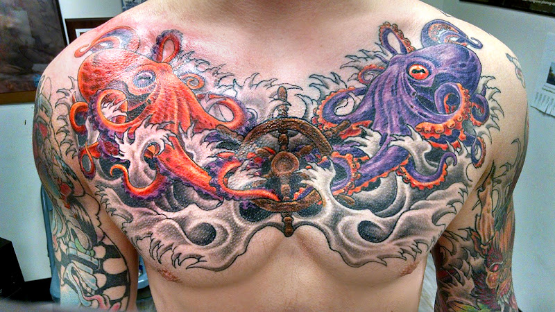 Work by Bad Boy Tattoo & Body Piercing