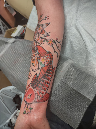 Work by Railroad City Tattoo