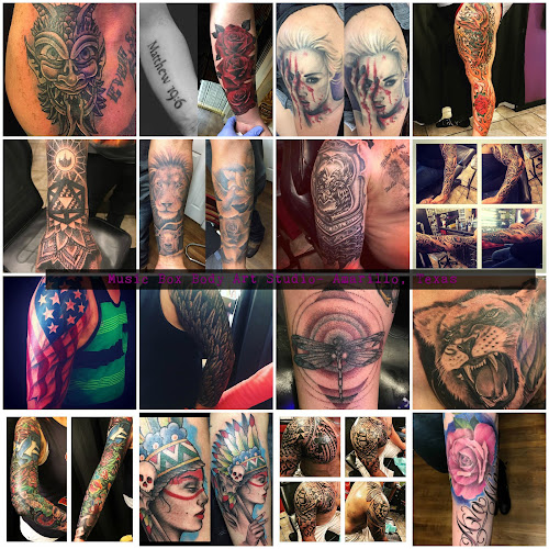 Work by Music Box Body Art Studio