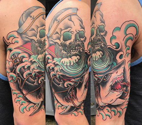 Work by South Shore Tattoo
