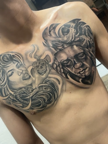 Work by Stay blue tattoo