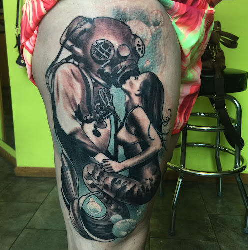 Work by Heron Mark Tattoo & Gallery