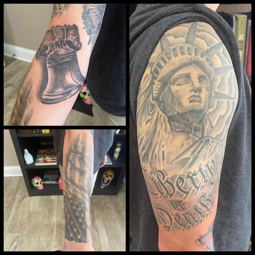 Work by Till Death Tattoo Studio