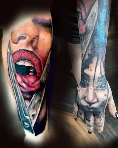 Work by Bainbridge Tattoo Company