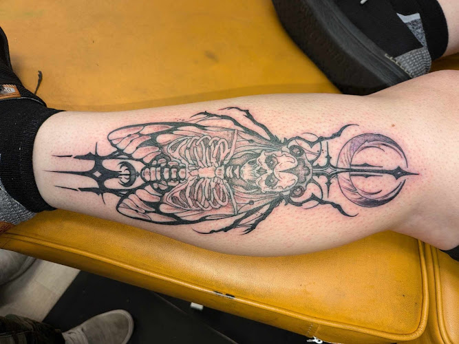 Work by Lucki's Bad Applez Tattoos