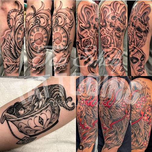 Work by Top Shelf Tattooing
