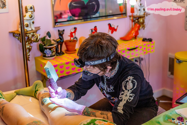 Work by Dollhouse Tattoo