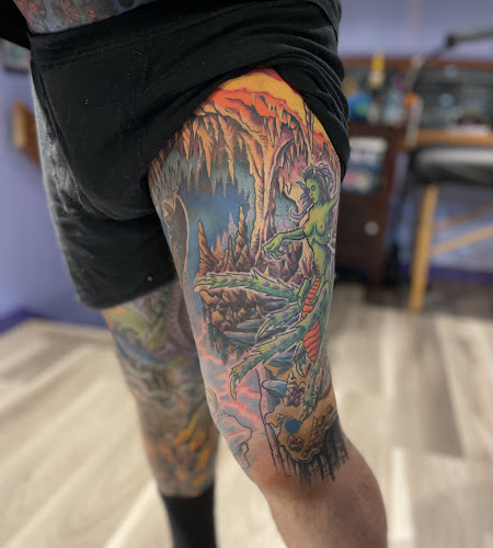 Work by Gifted Spider Tattoo