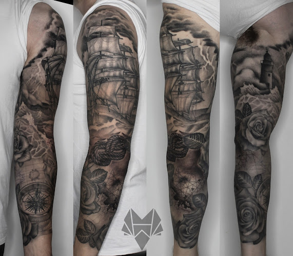 Work by Old Crow Tattoo and Art Gallery