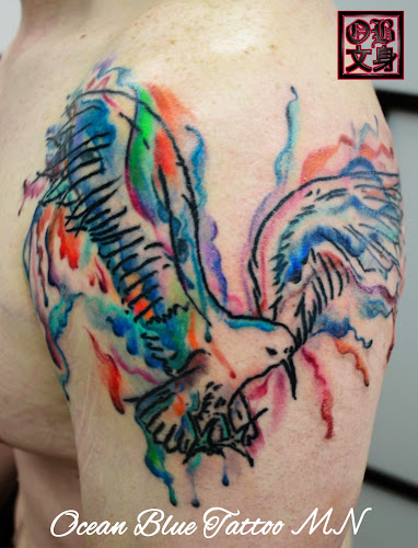 Work by Ocean Blue Tattoo & Art Studio