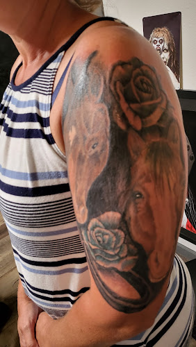 Work by The Lost Crown Tattoo Emporium