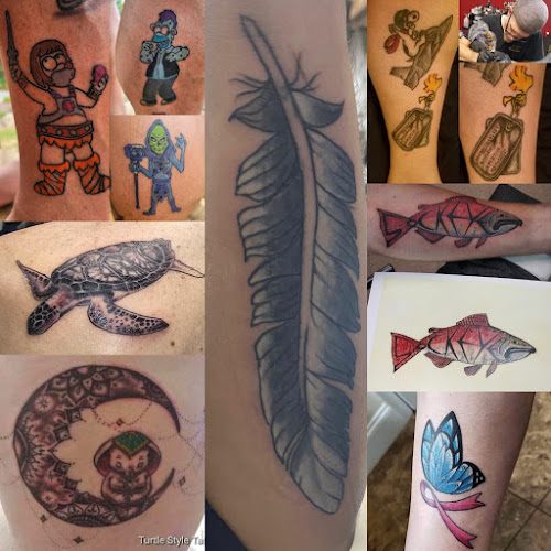 Work by Turtle Style Tattoos
