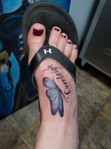 Work by Demented Designs Tattoo Studio