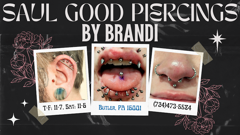 Work by Saul Good Piercings by Brandi