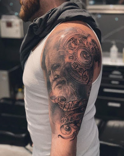 Work by Pino Bros Ink-Harvard Sq