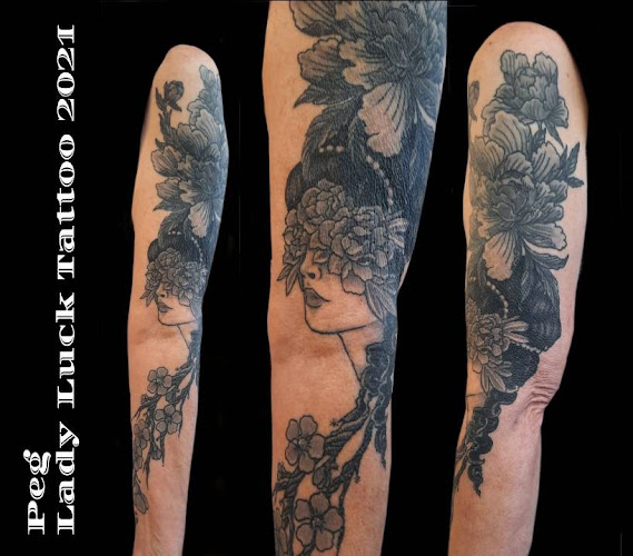 Work by Lady Luck Tattoo