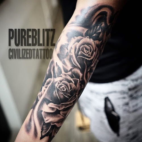 Work by Civilized Tattoo