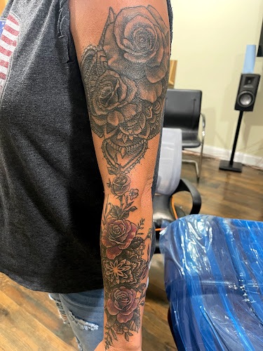 Work by Rising Sun Tattoo Studio