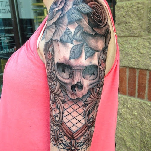 Work by No Regrets Tattoos & Body Piercing