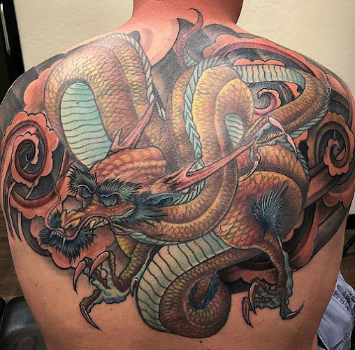 Work by Hotrod Tattoo