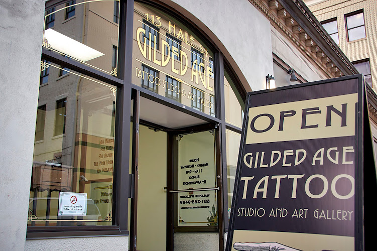 Work by Gilded Age Tattoo Studio and Art Gallery