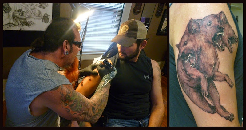 Work by Krazy Kats Tattoos & Piercings