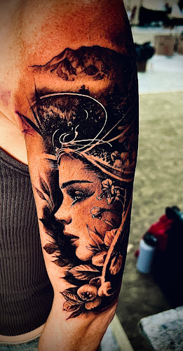 Work by Off The Tracks Tattoo Shop