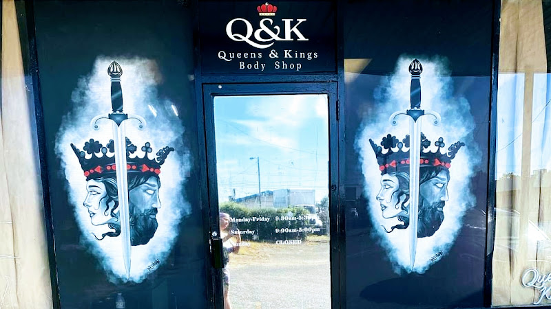 Work by Queens & Kings Body Shop