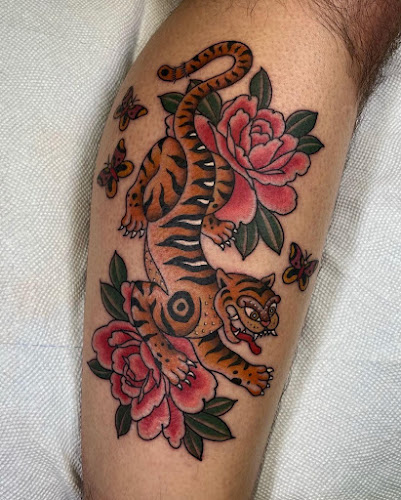 Work by Ruby Tiger Tattoo