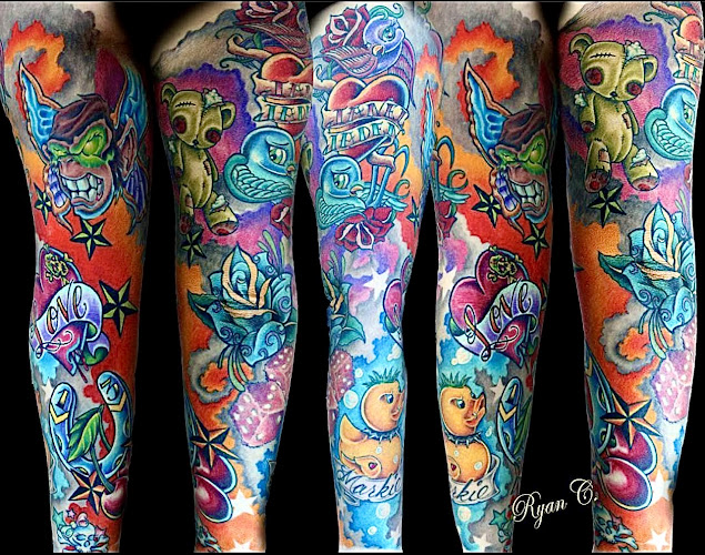 Work by Jade Dragon Tattoo and Body Piercing