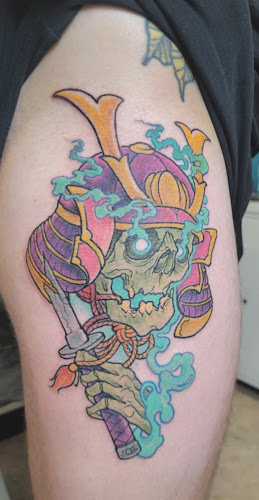 Work by Old Hearts Tattoo and Arts