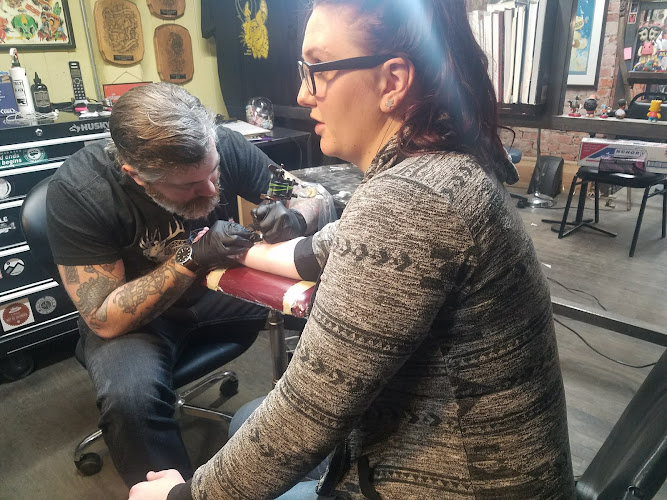 Work by Voodoo monkey tattoo