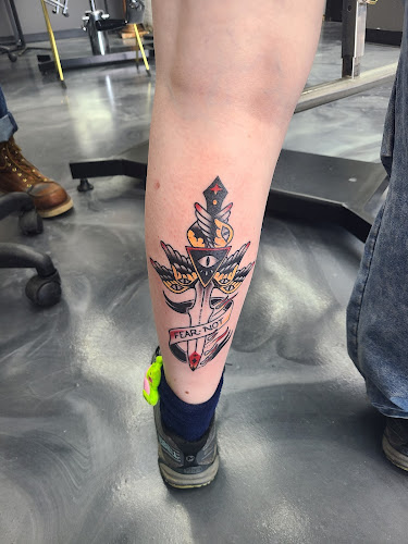 Work by Electric chair tattoo