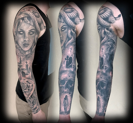 Work by ReelFly Tattoo & Body Piercing