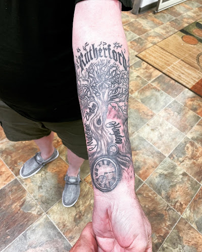 Work by Serenity Tattoo and Piercing