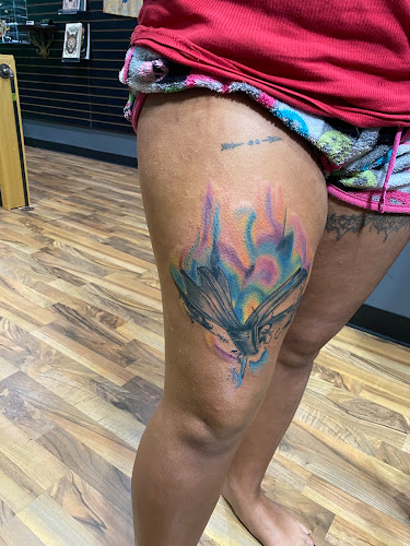 Work by Resurrection Tattoo & Piercing
