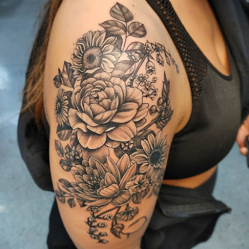 Work by Red Sparrow Tattoo Company