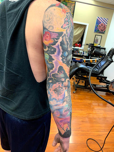 Work by Wicked City Tattoo
