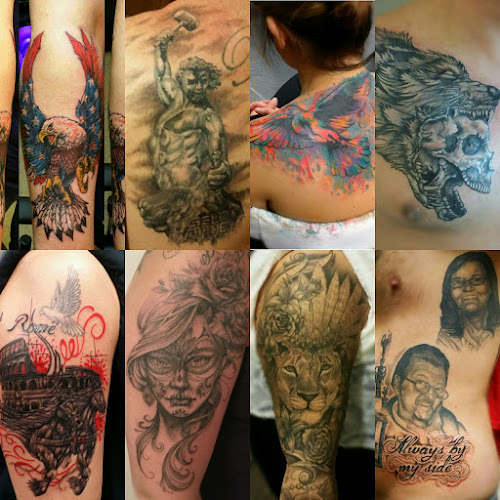 Work by The Lions Den Tattoo Studio