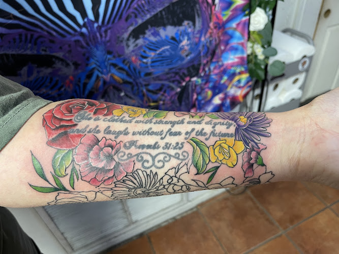 Work by Denton Tattoo Co
