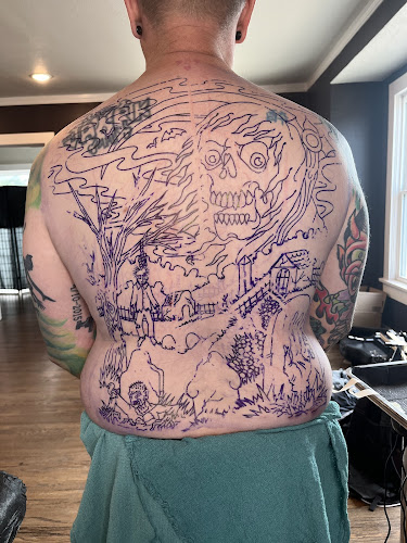 Work by Hatchett Tattoos