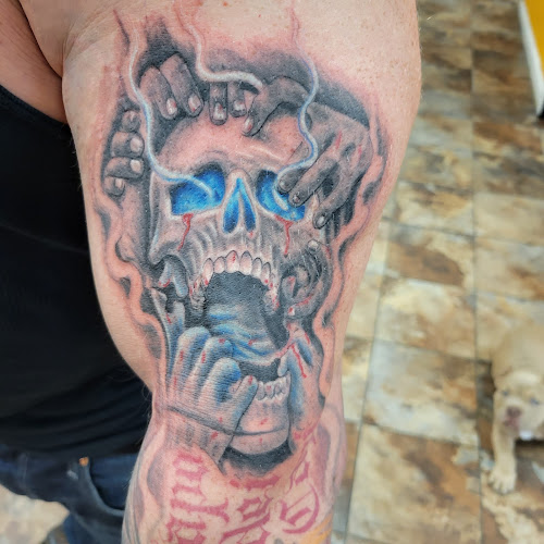 Work by Detroit Aztec Tattoos