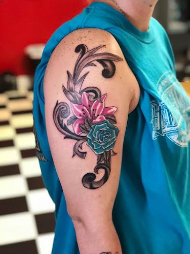 Work by Yankee Tattoo and Piercing