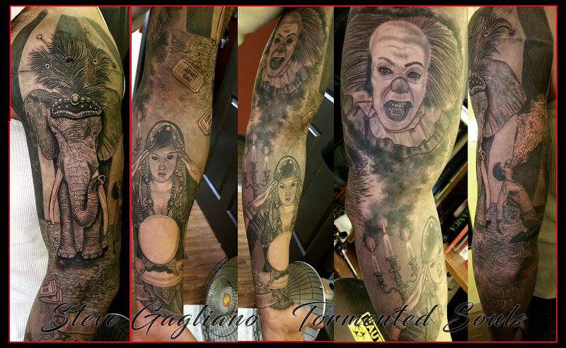 Work by Tormented Souls Tattoo