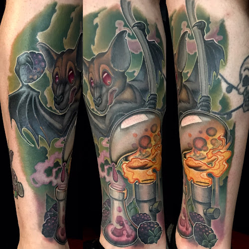 Work by Iron Lantern Tattoo