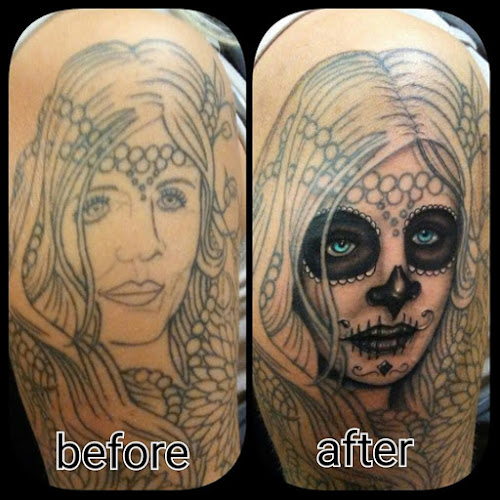 Work by Asylum Ink Tattoo Company