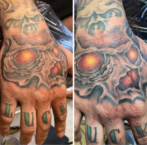 Work by Redrum Tattoo & piercing