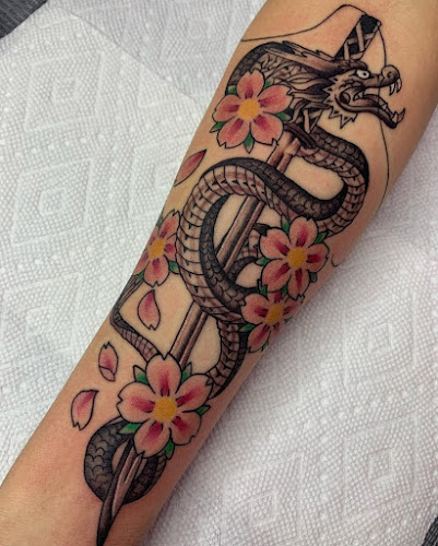 Work by Lucky Mountain Tattoo