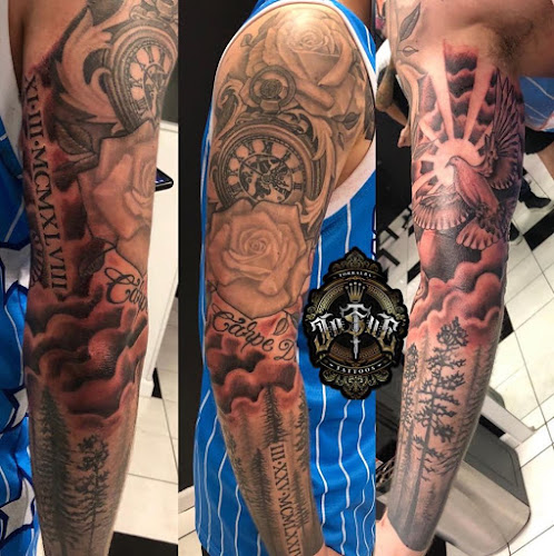Work by Addictive Ink Tattoo Studio, Almanegra